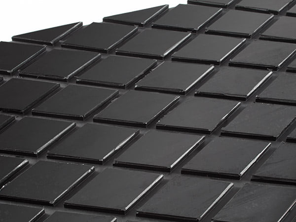 Black Large Diamond Pulley Lagging